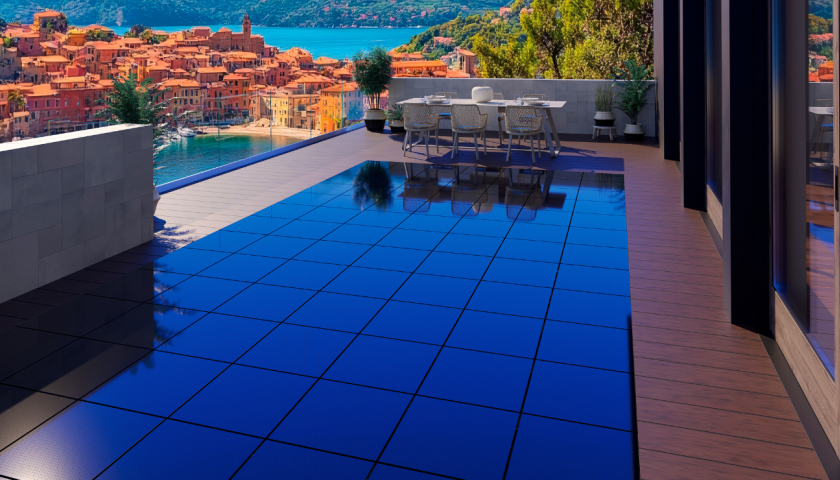 Fotovoltaico a terra in giardino: la nuova frontiera dell’energia solare con le piastrelle fotovoltaiche