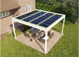 Pergola Fotovoltaica a Tetto Fisso